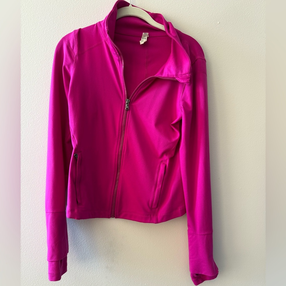 Under Armour Pink Fitted Athletic Jacket